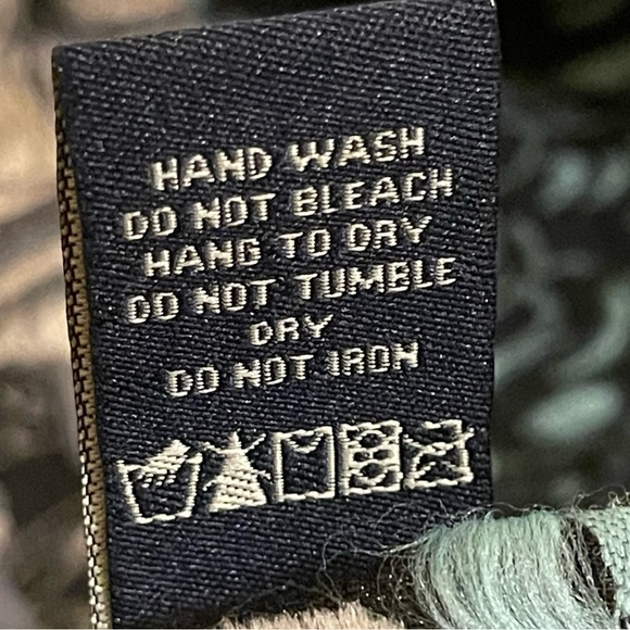 Max Edition Textured Print Elasticized Bodice Dress Sz M - Picture 12 of 13